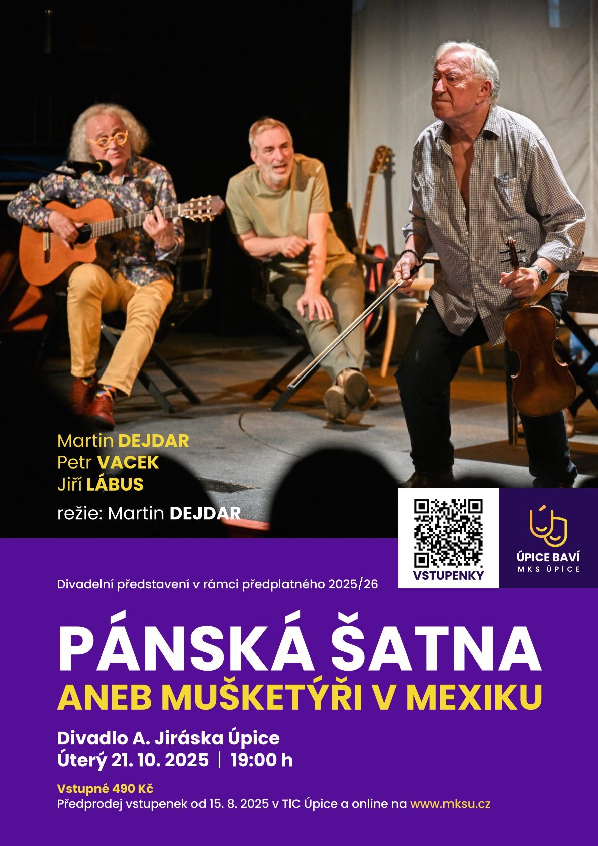 Poster: PÁNSKÁ ŠATNA ANEB MUŠKETÝŘI V MEXIKU